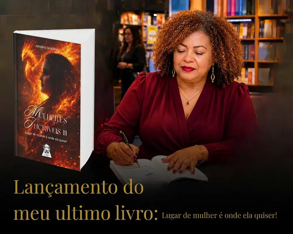 Lançamento do último livro de Emília — Mulheres Incríveis III